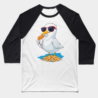 seagull with fries Baseball T-Shirt